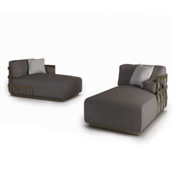 Outdoor Garden Chaise Longue