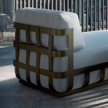 Outdoor Garden Chaise Longue