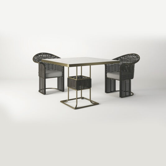 Outdoor Rope Garden Dining Set