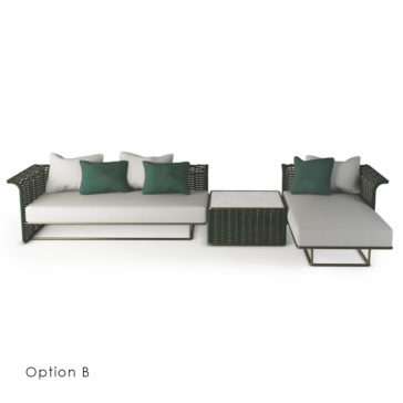 Outdoor Rope Modular Garden Sofa Outdoor Rope Modular Garden Sofa