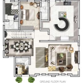digital floor plan, luxury home, Lagos