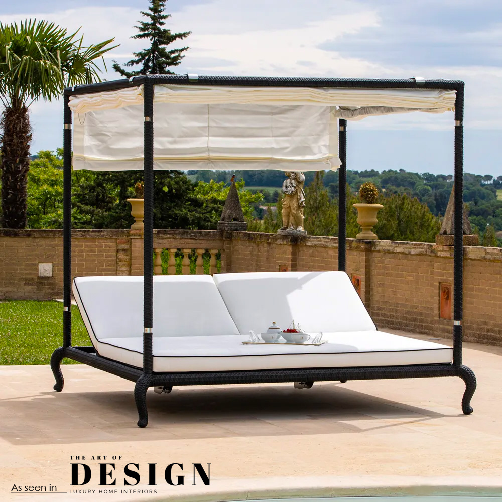 Four Poster Double Sun Lounger
