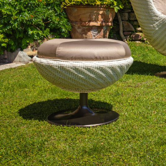 Rattan Style Outdoor Side Table Pouffe And Stool Rattan Style Outdoor Side Table Pouffe And Stool