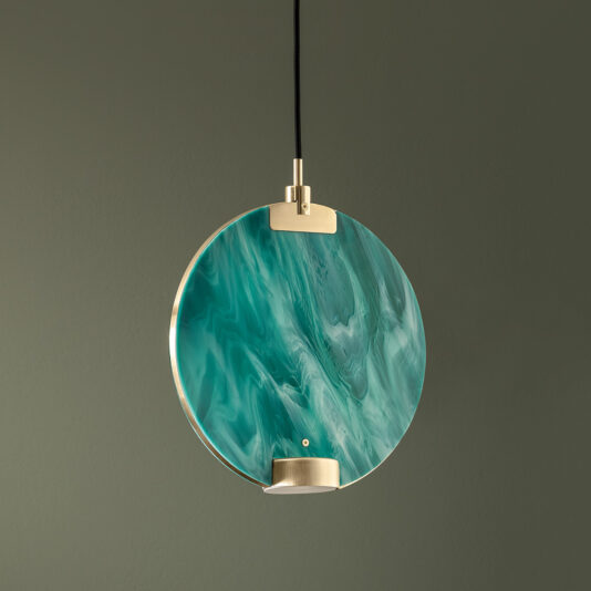 Modern Round Spectrum Glass Diffuser Pendant Modern Round Spectrum Glass Diffuser Pendant