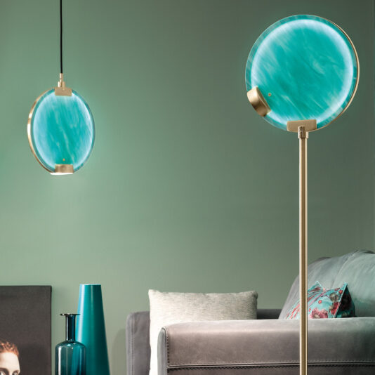 Modern Round Spectrum Glass Diffuser Pendant Modern Round Spectrum Glass Diffuser Pendant