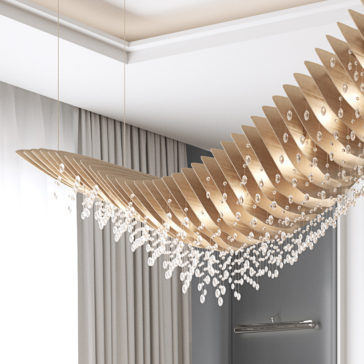 Statement Crystal Raindrops Chandelier