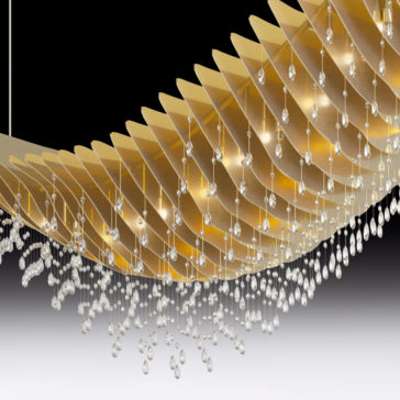 Statement Crystal Raindrops Chandelier