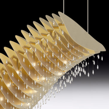 Statement Crystal Raindrops Chandelier