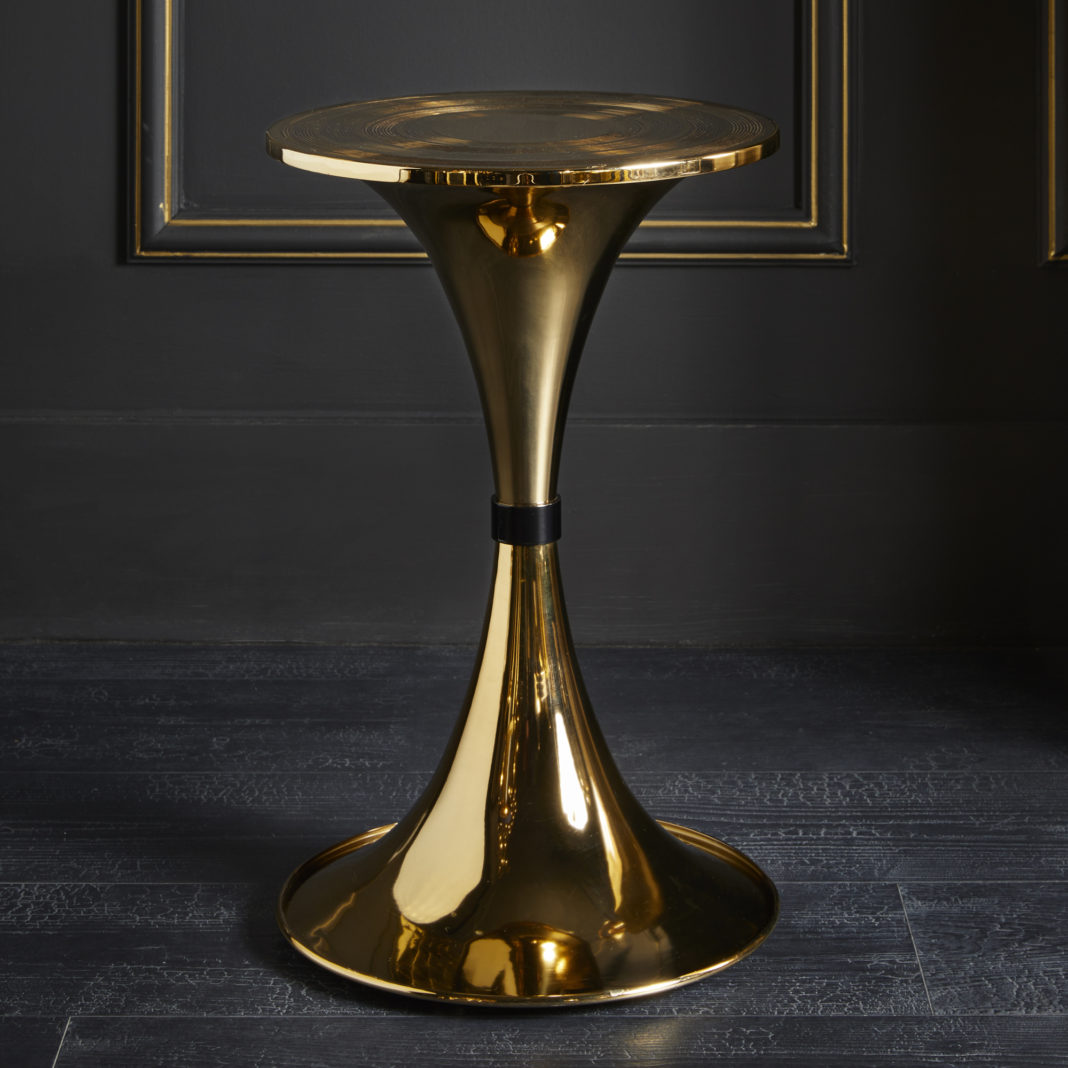 Gold Plated Side Table