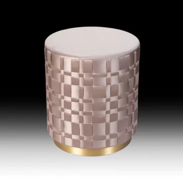 Interlaced Satin Footstool Interlaced Satin Footstool