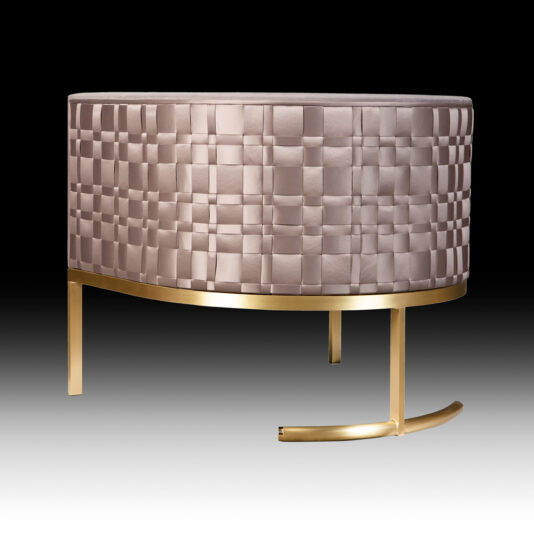Interlaced Satin Tub Chair Interlaced Satin Tub Chair