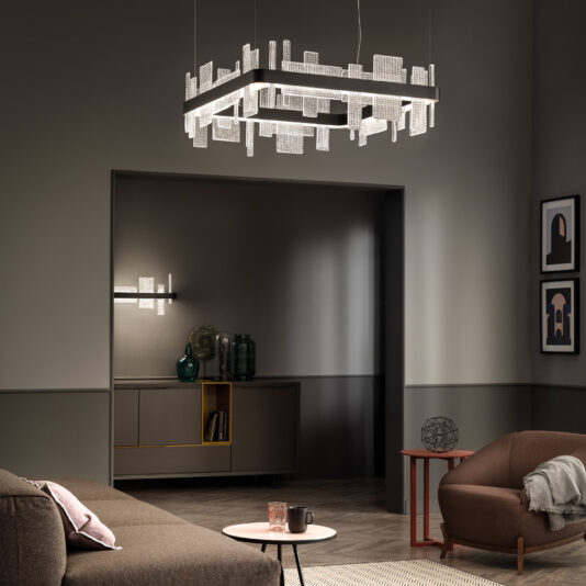 Modern Square Glass Chandelier Modern Square Glass Chandelier