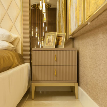 Italian Art Deco Inspired 2 Drawer Lacquered Bedside Italian Art Deco Inspired 2 Drawer Lacquered Bedside