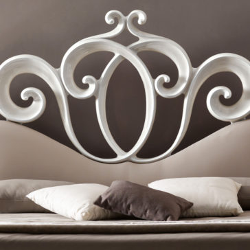 Contemporary Swirl Design Bed Contemporary Swirl Design Bed