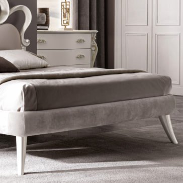 Contemporary Swirl Design Bed Contemporary Swirl Design Bed
