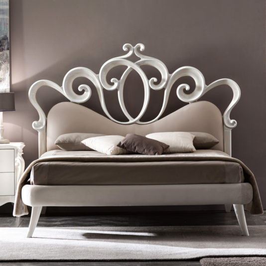 Contemporary Swirl Design Bed