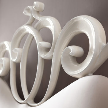 Contemporary Swirl Design Bed Contemporary Swirl Design Bed
