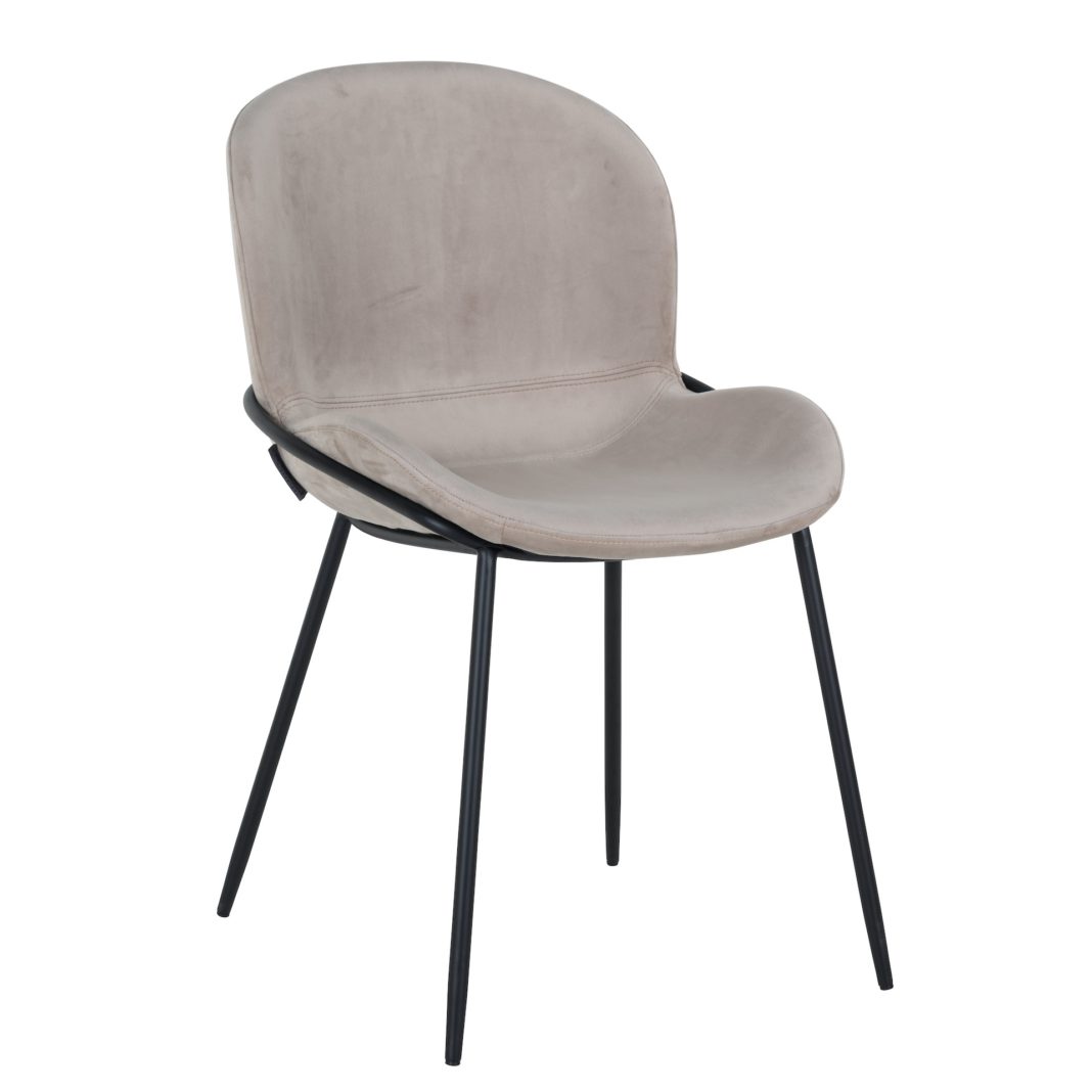 Contemporary Velvet Dining Chair