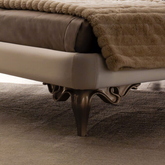 Modern Button Upholstered Bed Modern Button Upholstered Leather Bed