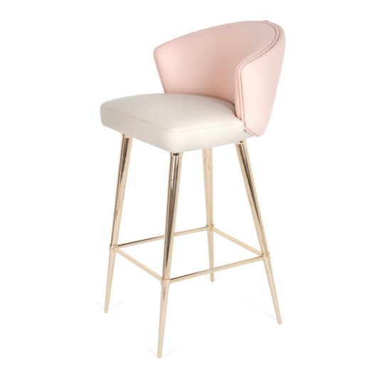 Two-Tone Leather Bar Stool Two-Tone Leather Bar Stool