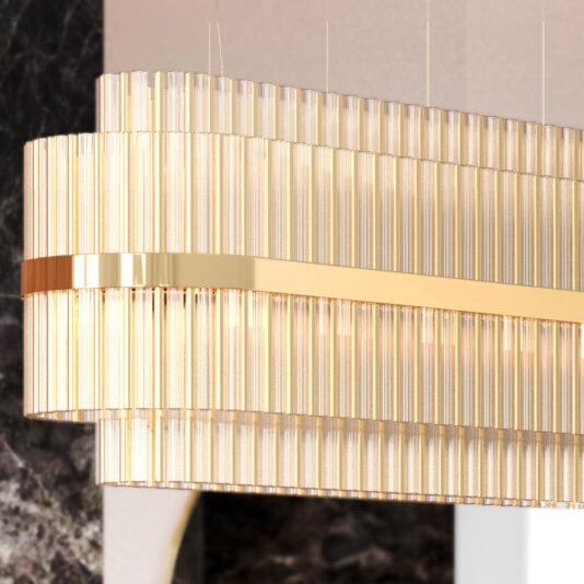 Contemporary Tiered Oval Chandelier Contemporary Tiered Oval Chandelier