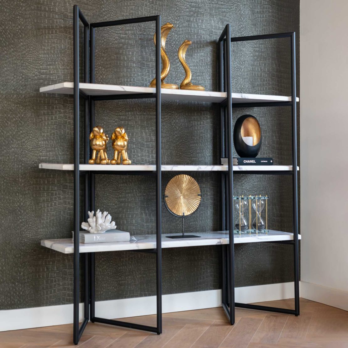 Top 10 Bookcases, Faux Marble Display Unit