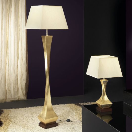 Gold Finish Floor Lamp