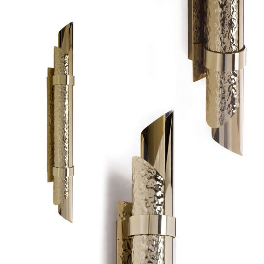 Hammered Contemporary Wall Light Hammered Contemporary Wall Light