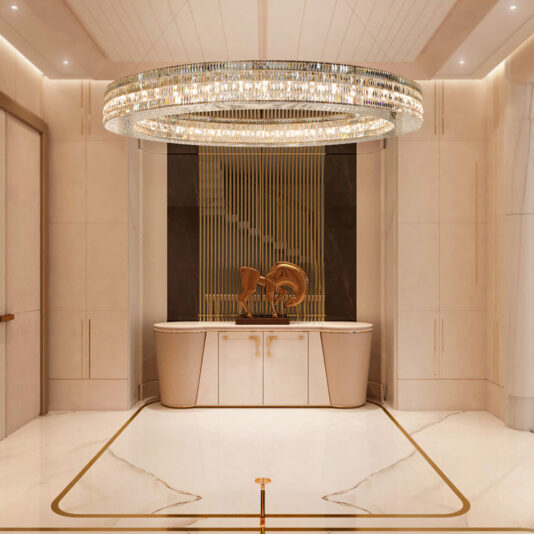 Modern Circular Crystal Chandelier Modern Circular Crystal Chandelier