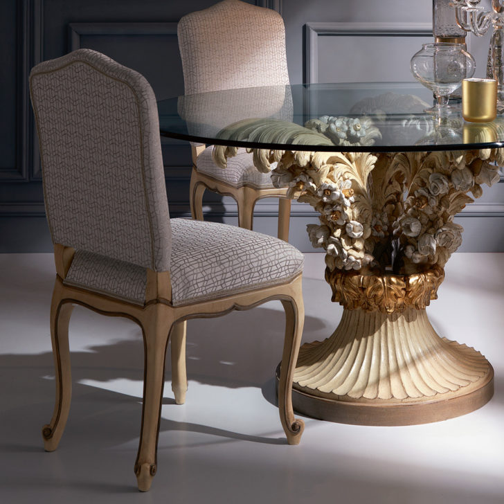 Statement Classic Round Glass Dining Table Set