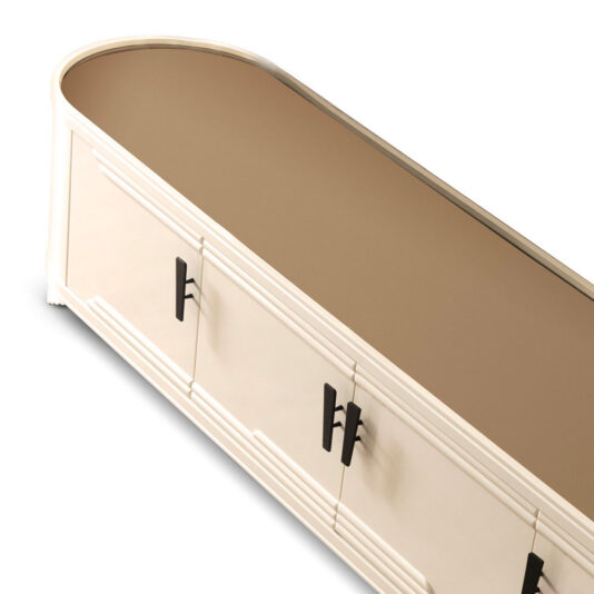 Low Sideboard With Mirrored Top Low Sideboard With Mirrored Top