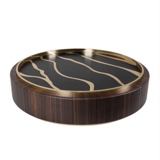 Modern Animal Pattern Low Coffee Table