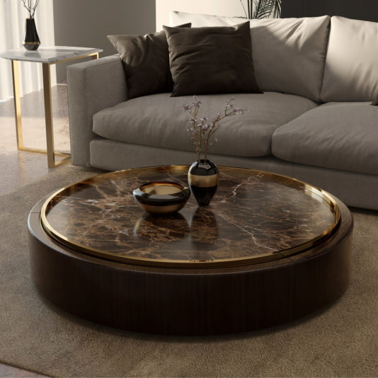 Modern Marble Low Coffee Table