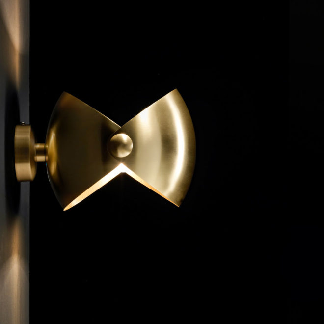 Illuminate Your Space with Contemporary Brass Wall Light