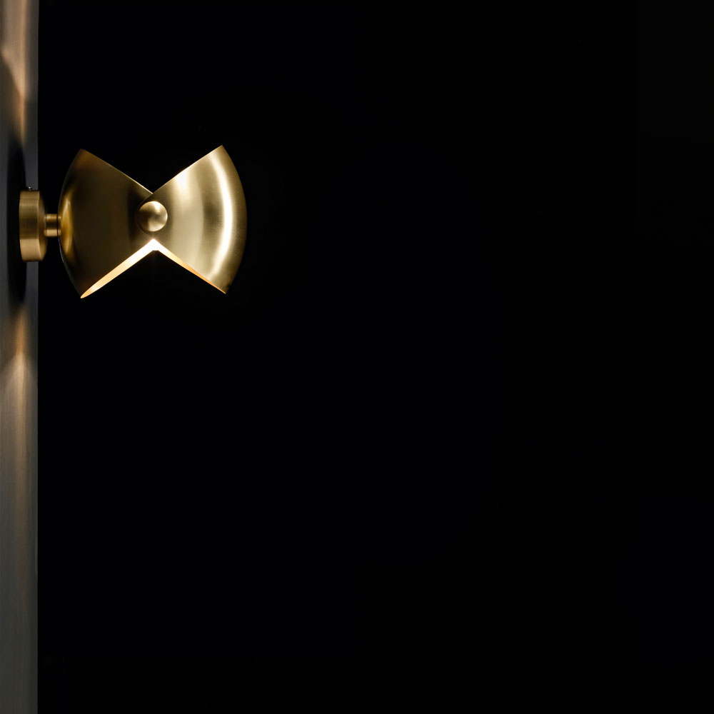Illuminate Your Space with Contemporary Brass Wall Light