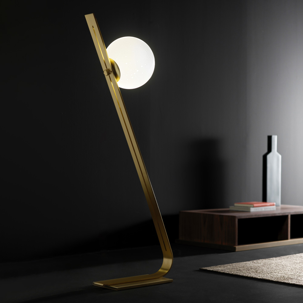 Contemporary Curved Floor Lamp