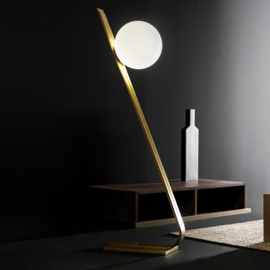 Contemporary Curved Floor Lamp