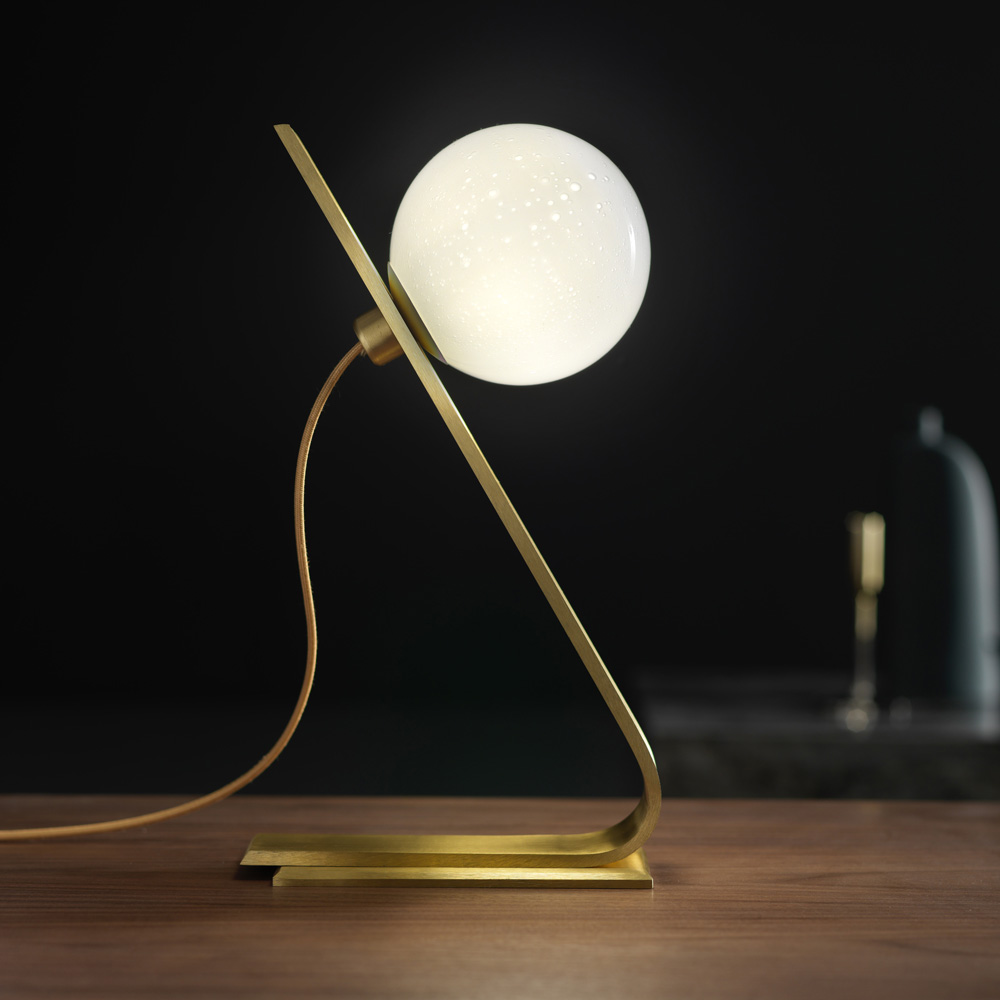 Contemporary Curved Table Lamp