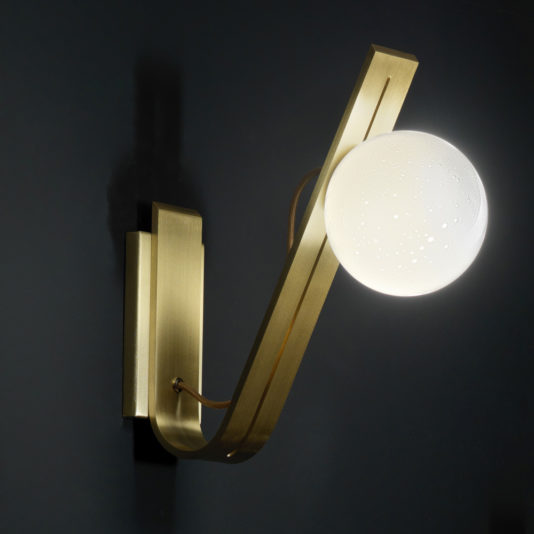 Contemporary Curved Wall Light