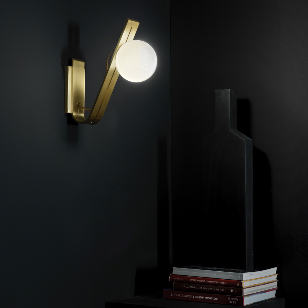 Contemporary Curved Wall Light