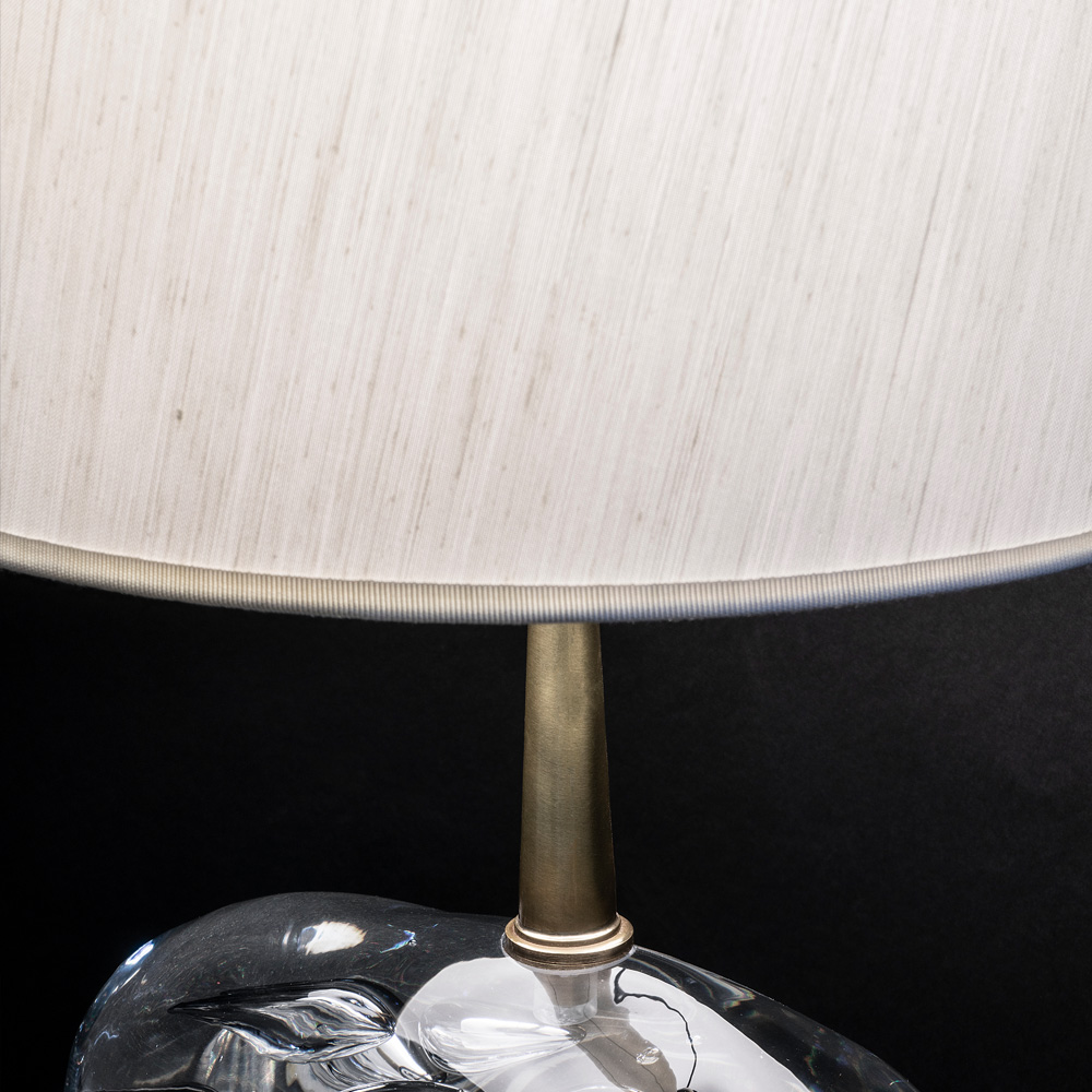 Luxury Table Lamp With Crystal Base