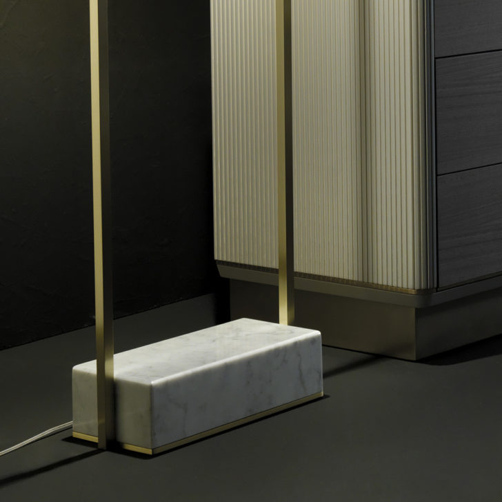 Modern Adjustable Floor Lamp With Marble Base