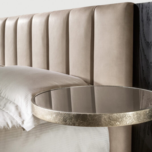 Contemporary Bed With Extended Headboard Contemporary Bed With Extended Headboard