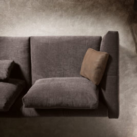 Large Modern Italian Corner Sofa