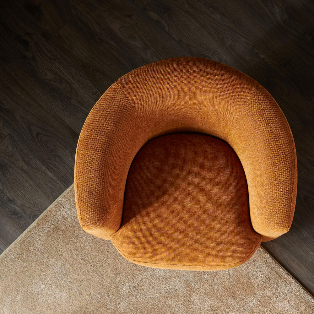 Contemporary Curved Armchair
