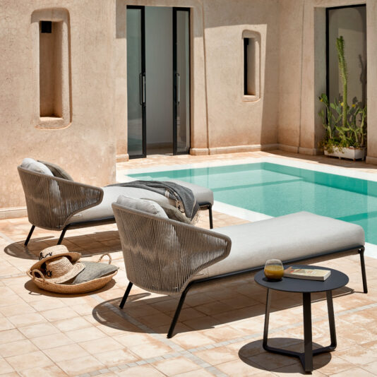 Contemporary Luxury Sun Lounger