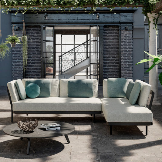 Contemporary Modular Outdoor Corner Sofa