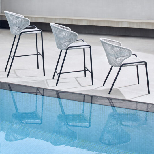 Contemporary Outdoor Garden Bar Stool