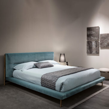 Contemporary Upholstered Designer Bed Contemporary Upholstered Designer Bed