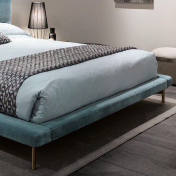Contemporary Upholstered Designer Bed Contemporary Upholstered Designer Bed